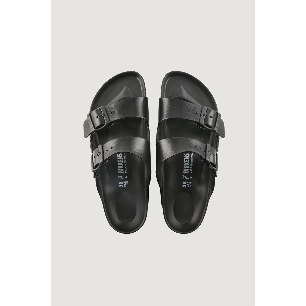 Birkenstock Black Polyester Flat Sandals