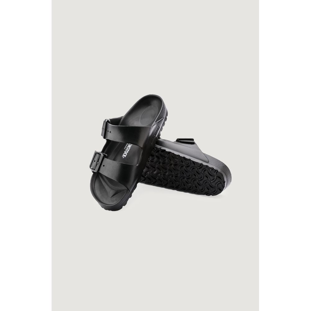 Birkenstock Black Polyester Flat Sandals