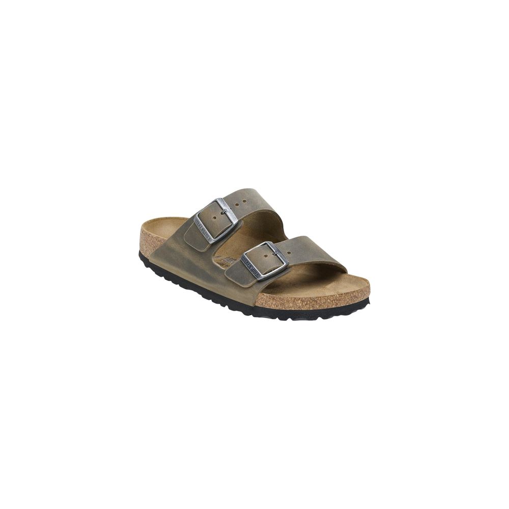 Birkenstock Bicolor Leather Flat Sandals