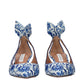 Aquazzura Blue Paillettes High Heel Pumps