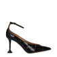 Aquazzura Brown Leather High Heel Pumps