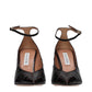 Aquazzura Brown Leather High Heel Pumps