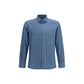 Brooksfield Blue Cotton Shirt