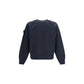 Stone Island Blue Cotton Sweatshirt