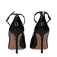 Aquazzura Black Leather High Heel Pumps