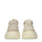 Casadei Beige Leather Chunky Sneakers