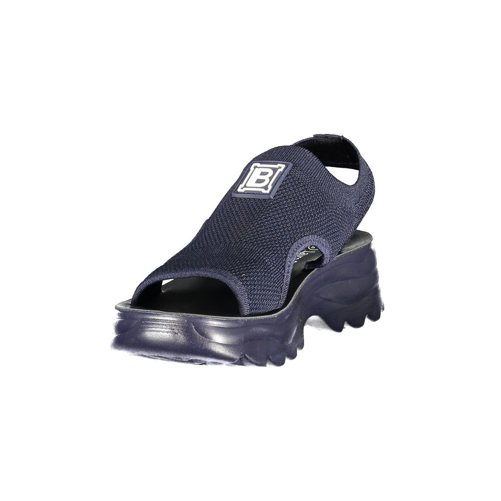 Laura Biagiotti Blue Polyester Women Sandal