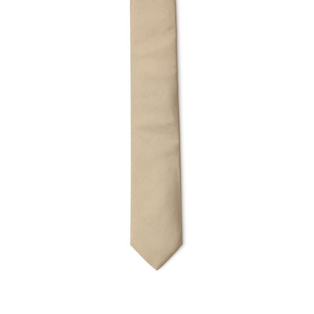 Dolce & Gabbana Gold Silk Tie