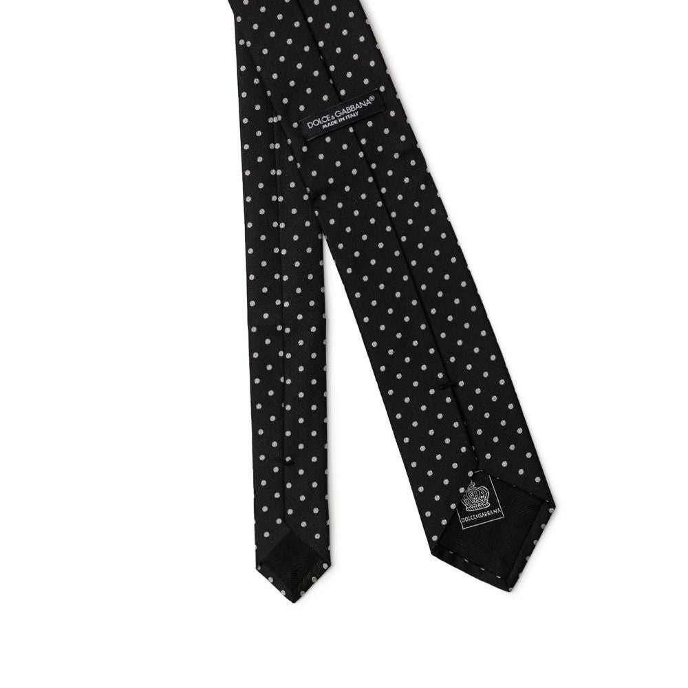 Dolce & Gabbana Black Silk Tie