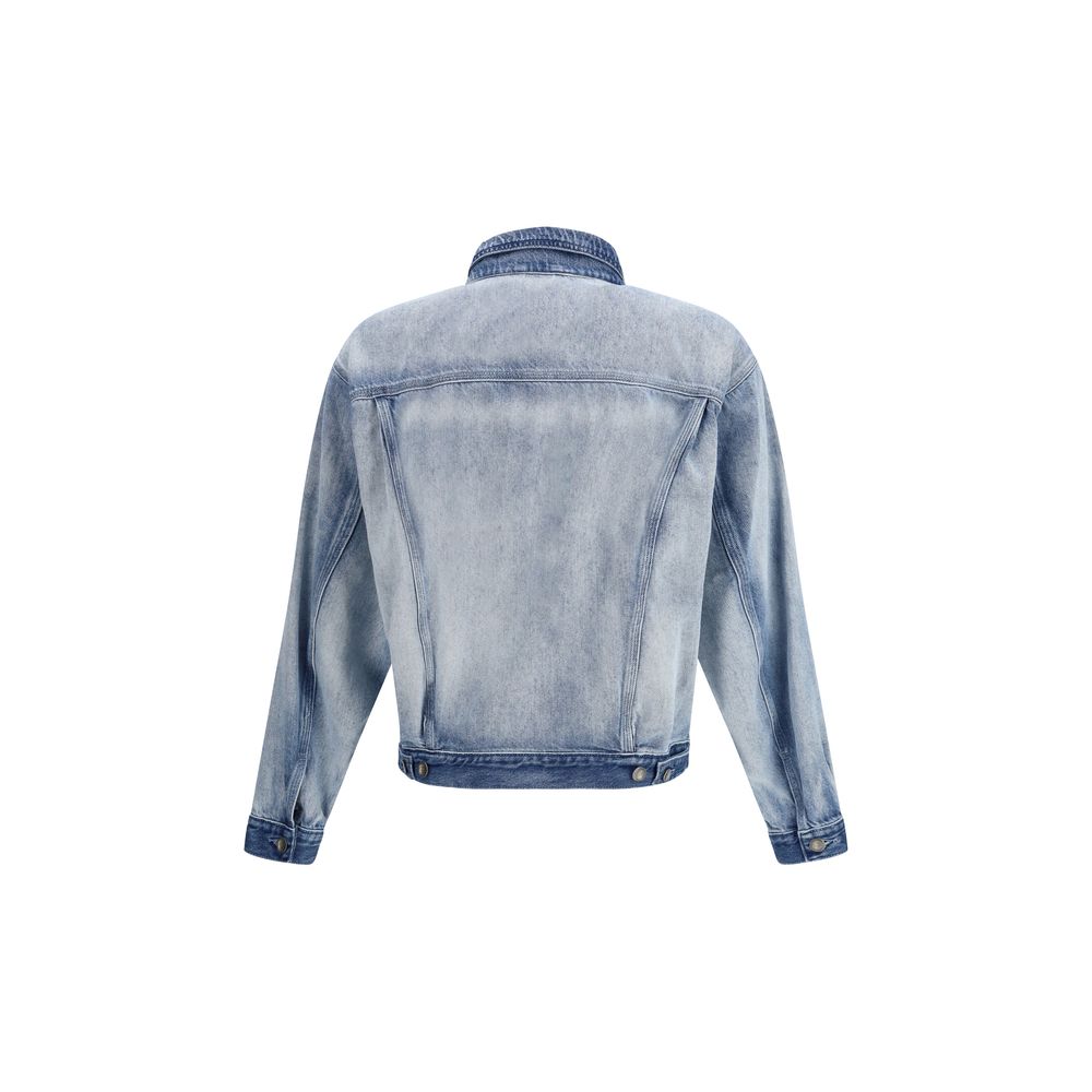 Diesel Blue Cotton Denim Jacket
