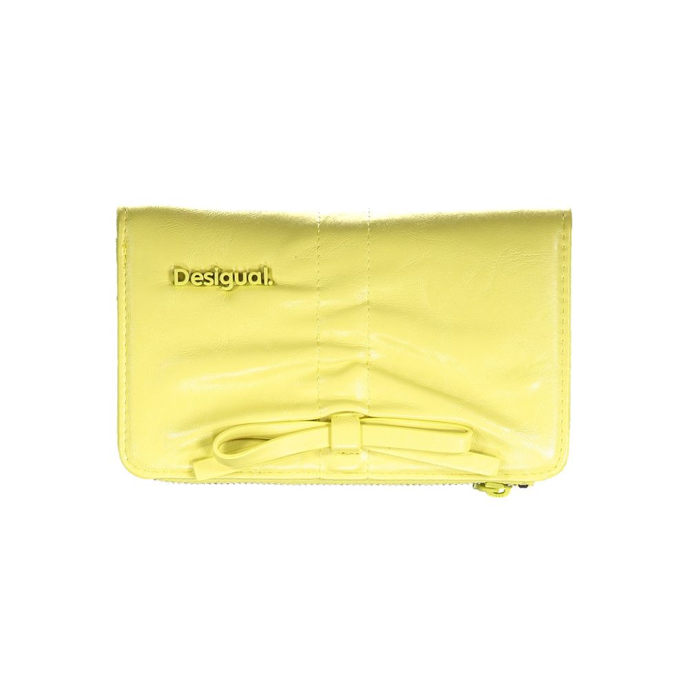 Desigual Giallo Polyurethane Women Wallet