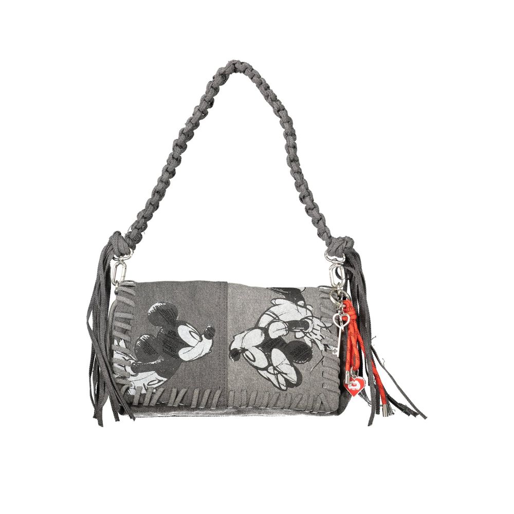Desigual Grigio Cotton Women Handbag