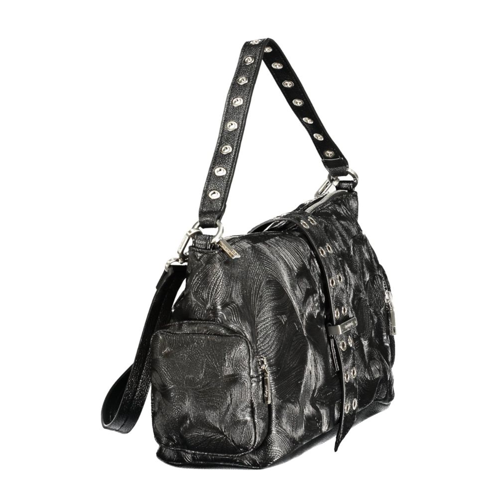 Desigual Nero Poliuretano Women Handbag