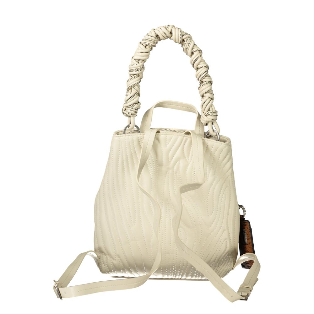 Desigual White Polyurethane Women Backpack
