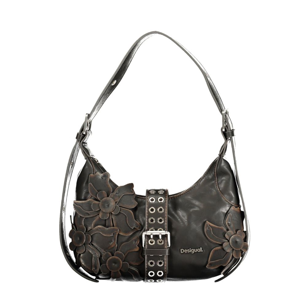 Desigual Marrone Polyurethane Women's Shoulder Bag