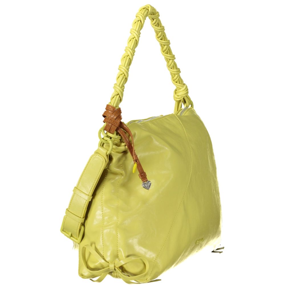 Desigual Yellow Polyethylene Handbag