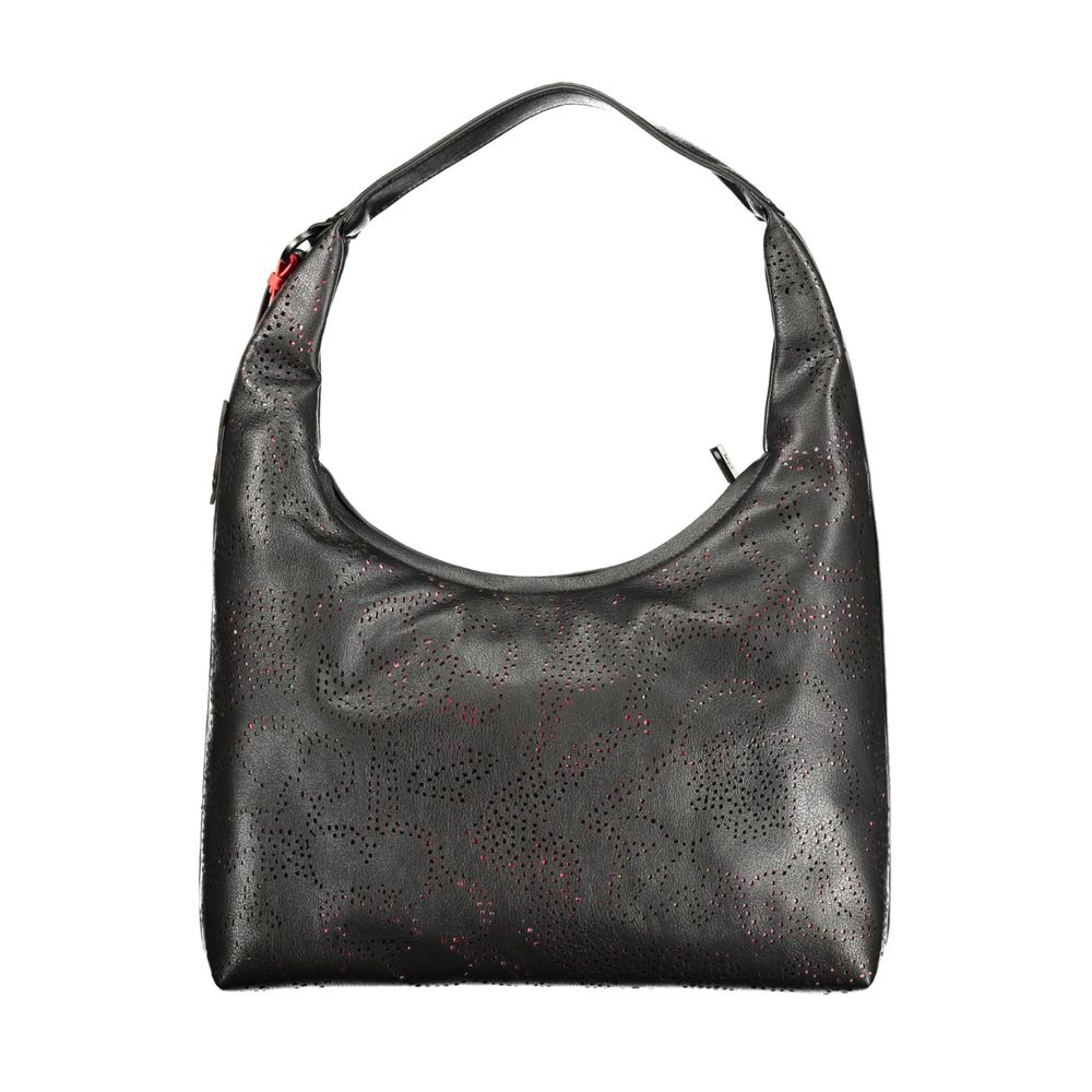 Desigual Nero Poliuretano Women Handbag