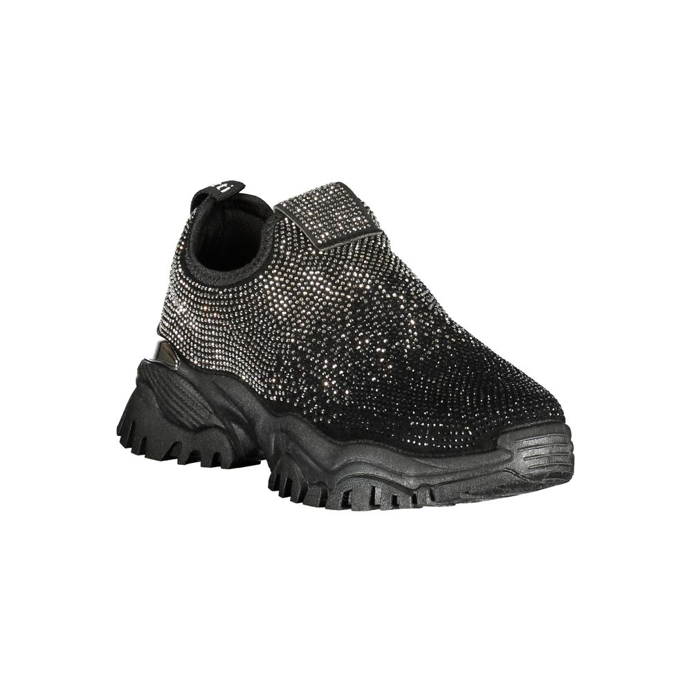 Laura Biagiotti Black Polyurethane Women Sneaker