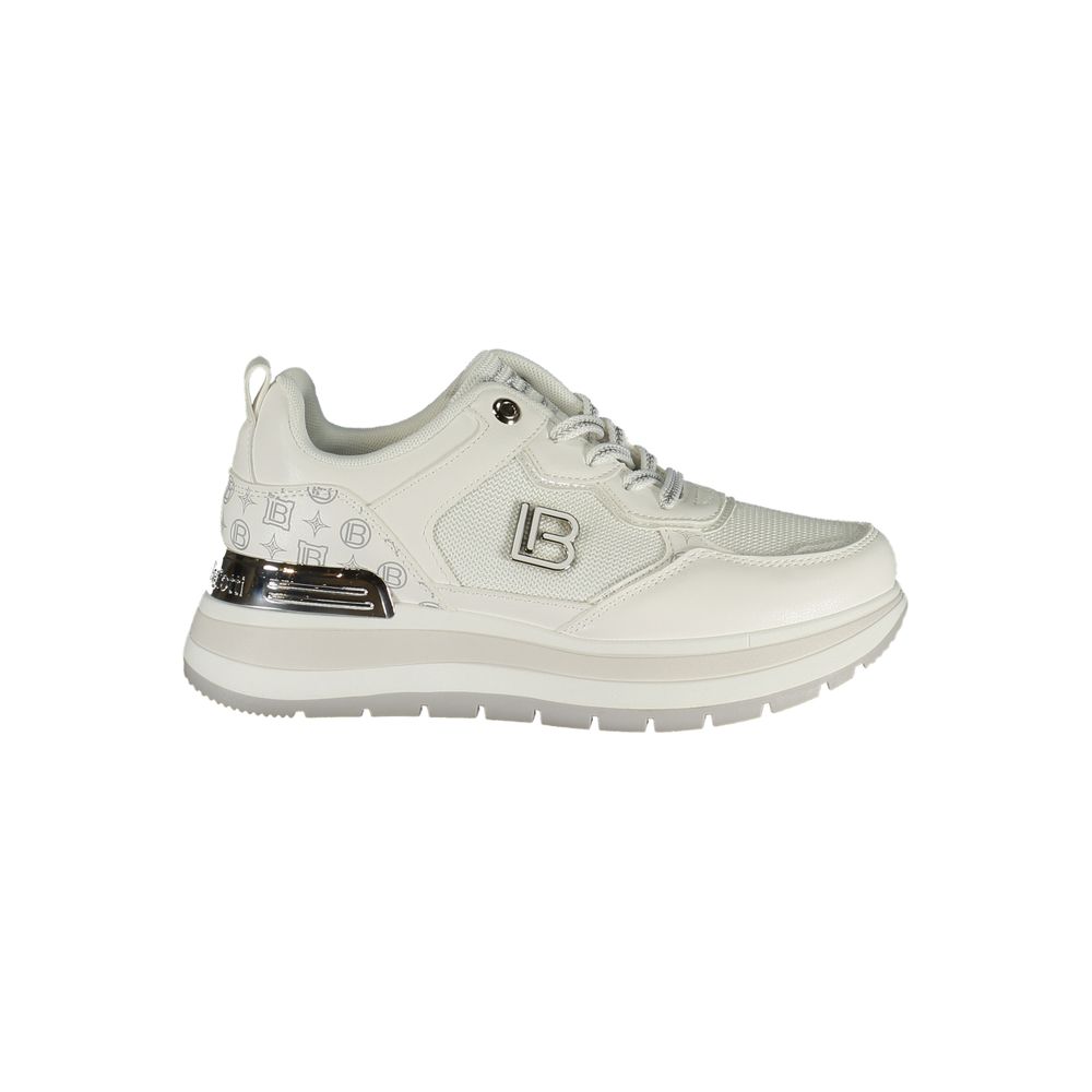 Laura Biagiotti Bianco Poliuretano Women Sneaker