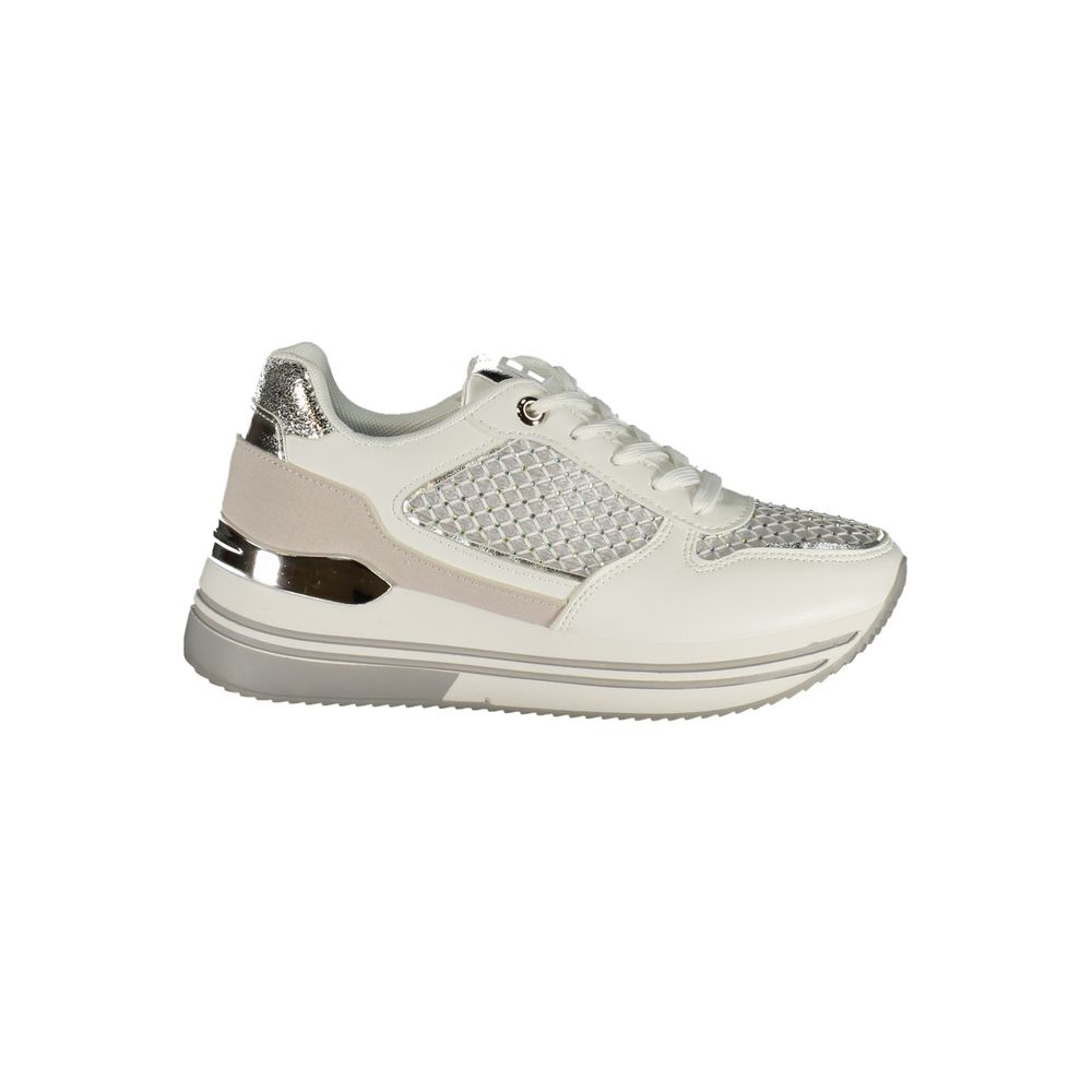 Laura Biagiotti Bianco Polyurethane Women Sneaker