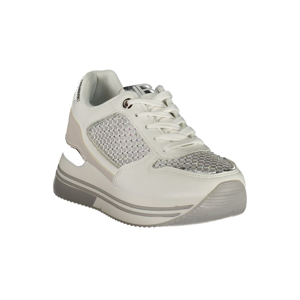 Laura Biagiotti Bianco Polyurethane Women Sneaker