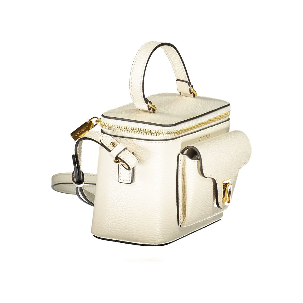 Coccinelle Bianco Pelle Women Handbag
