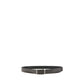Ferragamo Black Leather Regular Belt
