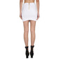 Balmain White Polyester Mini Skirt