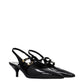 Celine Black Leather Sandals