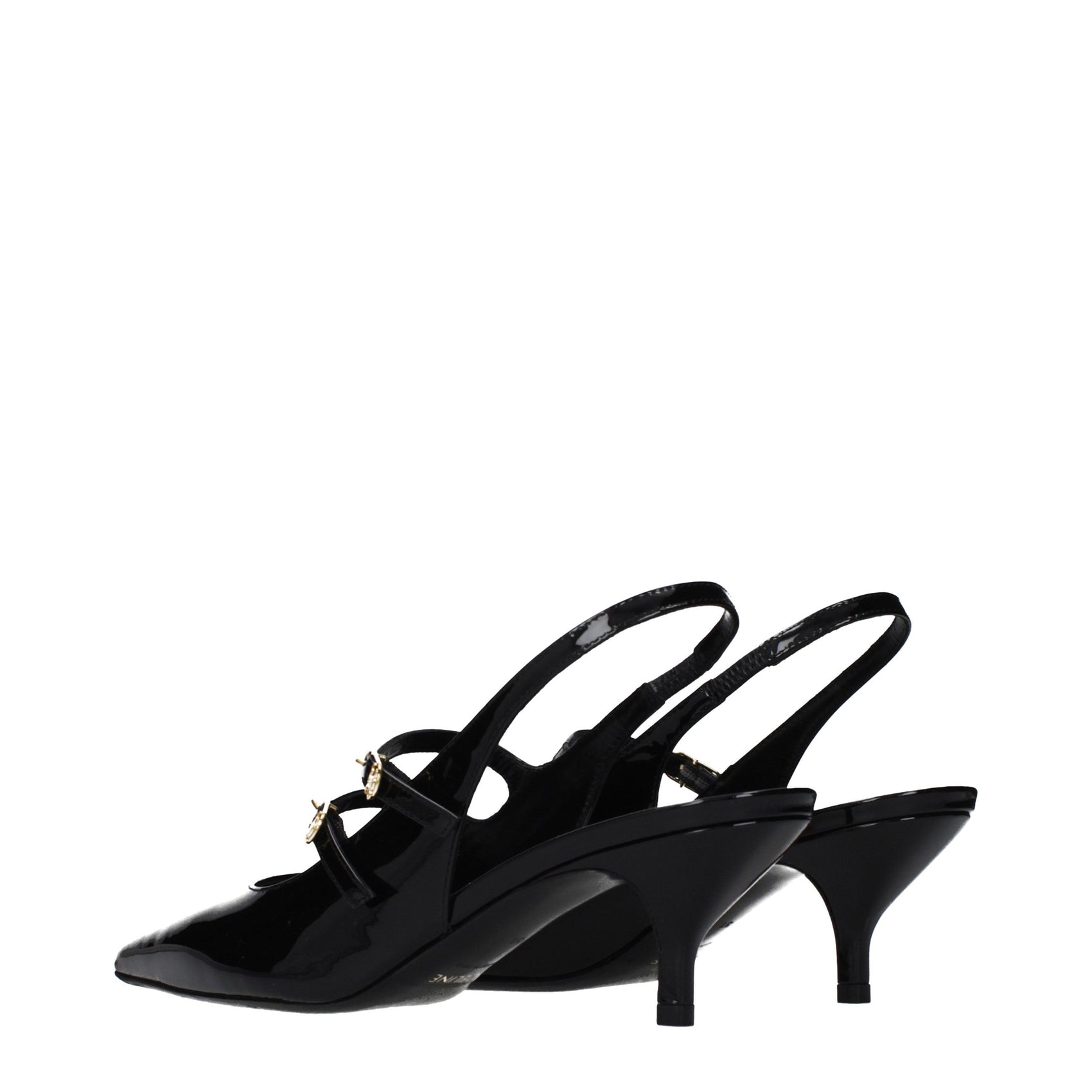 Celine Black Leather Sandals