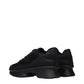 Prada Black Fabric Low Top Sneakers