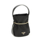 Prada Black Recycled Polyamide Backet Bag
