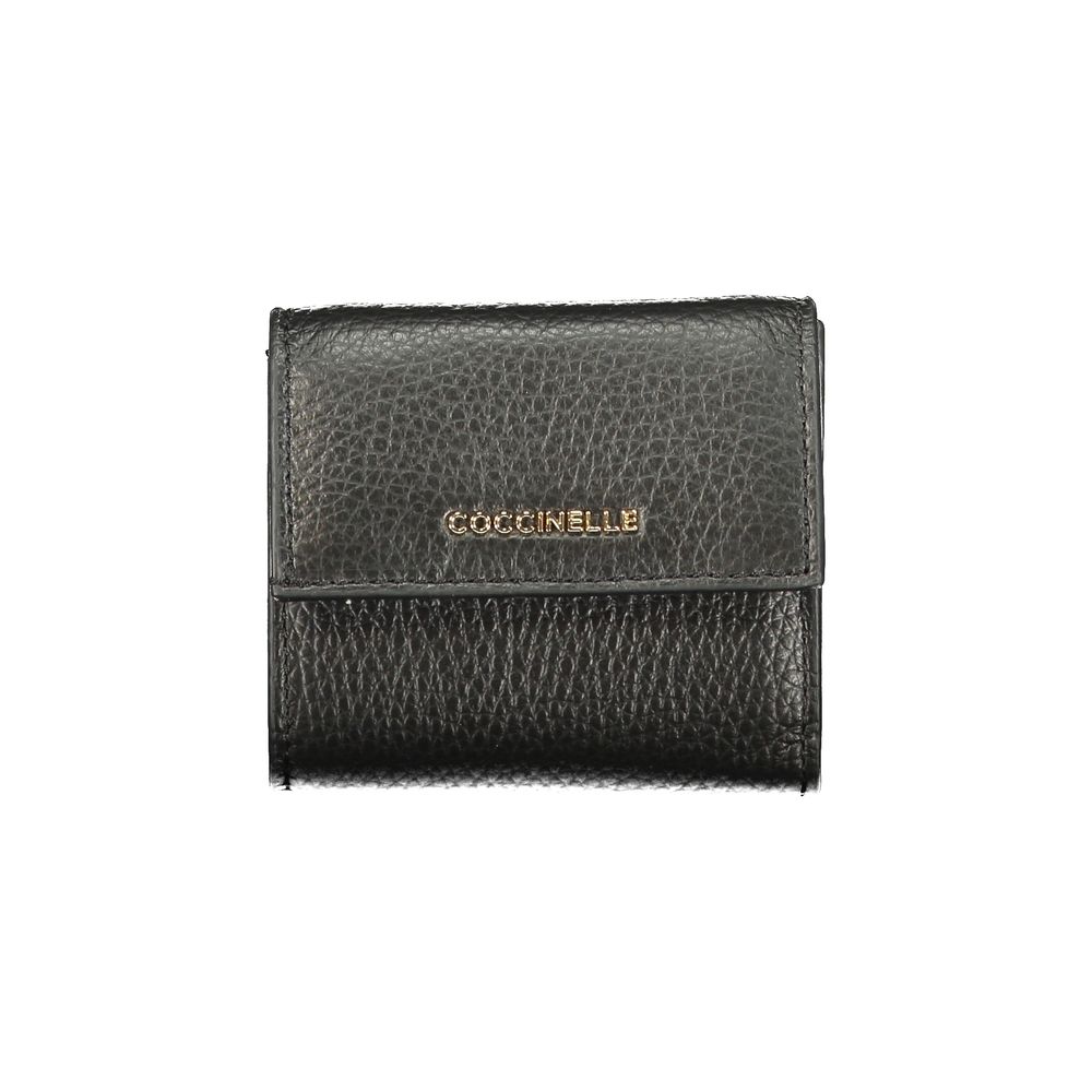 Coccinelle Black Leather Women Wallet