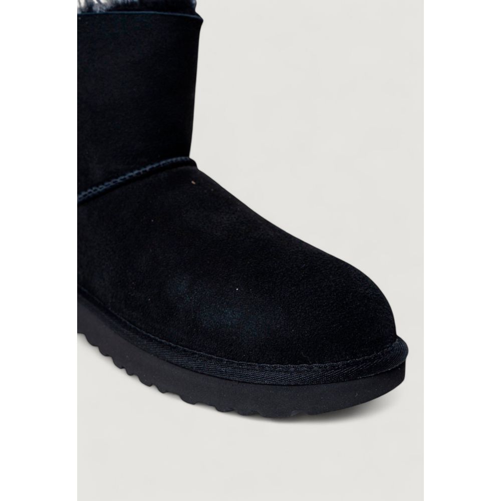 UGG Black Suede Leather Ankle Boots