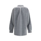 Miu Miu Gray Polyester Shirt