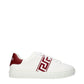 Versace White Leather Low Top Sneakers