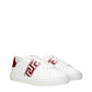 Versace White Leather Low Top Sneakers