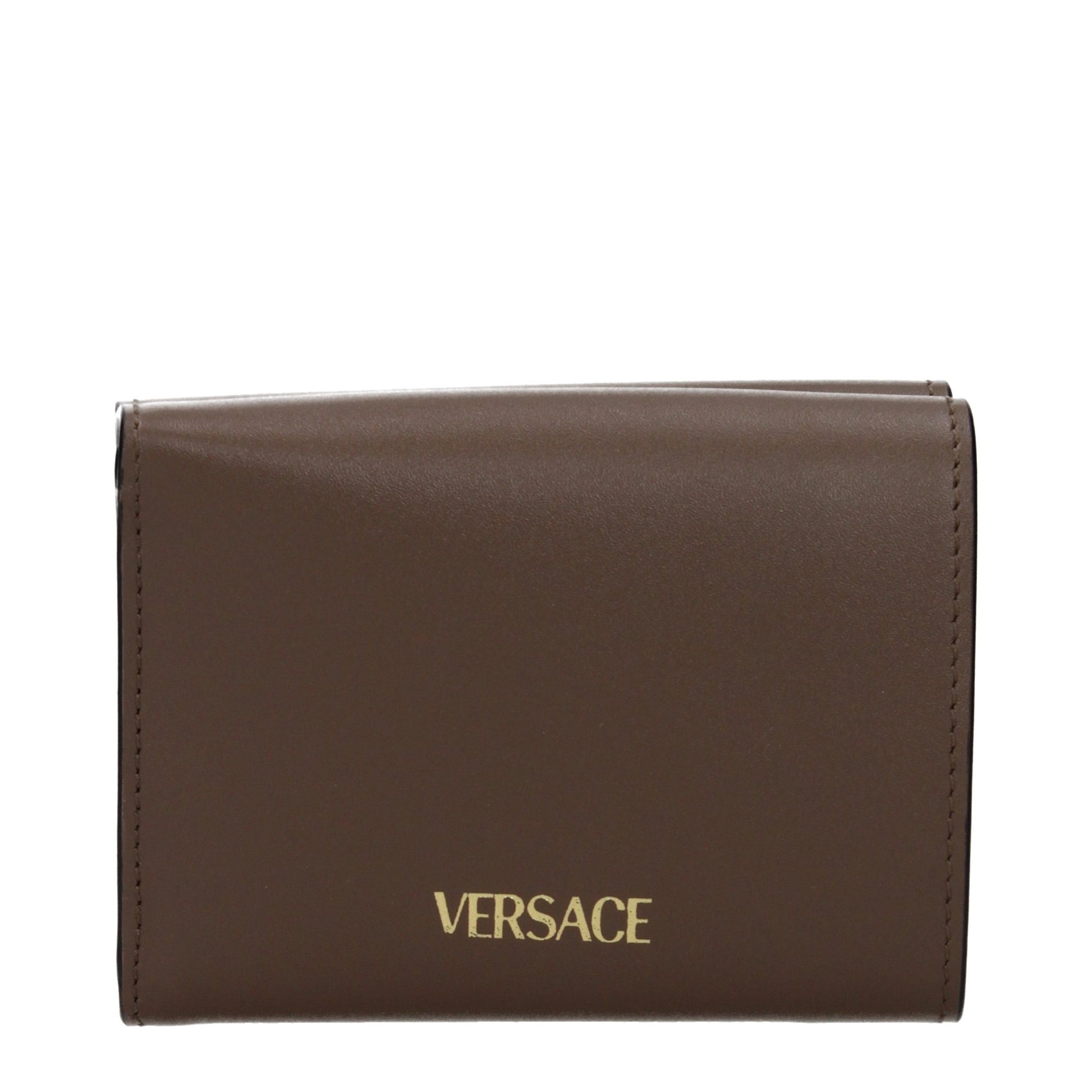 Versace Brown Leather Wallet