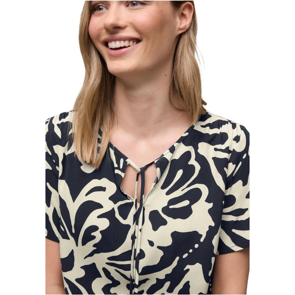 Street One Blue Viscose Blouse