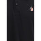 Moncler Grenoble Black Polyamide Polo Shirt