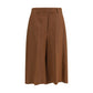 Lardini Brown Viscose Bermuda Shorts
