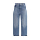 PINKO Blue Cotton Jeans Denim