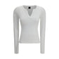 PINKO White Viscose Sweatshirt
