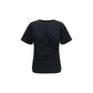 PINKO Black Cotton T-Shirt