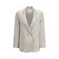 Forte_Forte Silver Cotton Blazer
