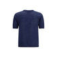 Brooksfield Blue Linen Shortsleeve Shirt
