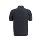 Brunello Cucinelli Gray Cotton Polo Shirt