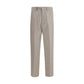 Brunello Cucinelli Beige Cotton Dress Pants