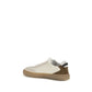 Brunello Cucinelli Beige Calf Leather Bos Taurus Low Top Sneakers