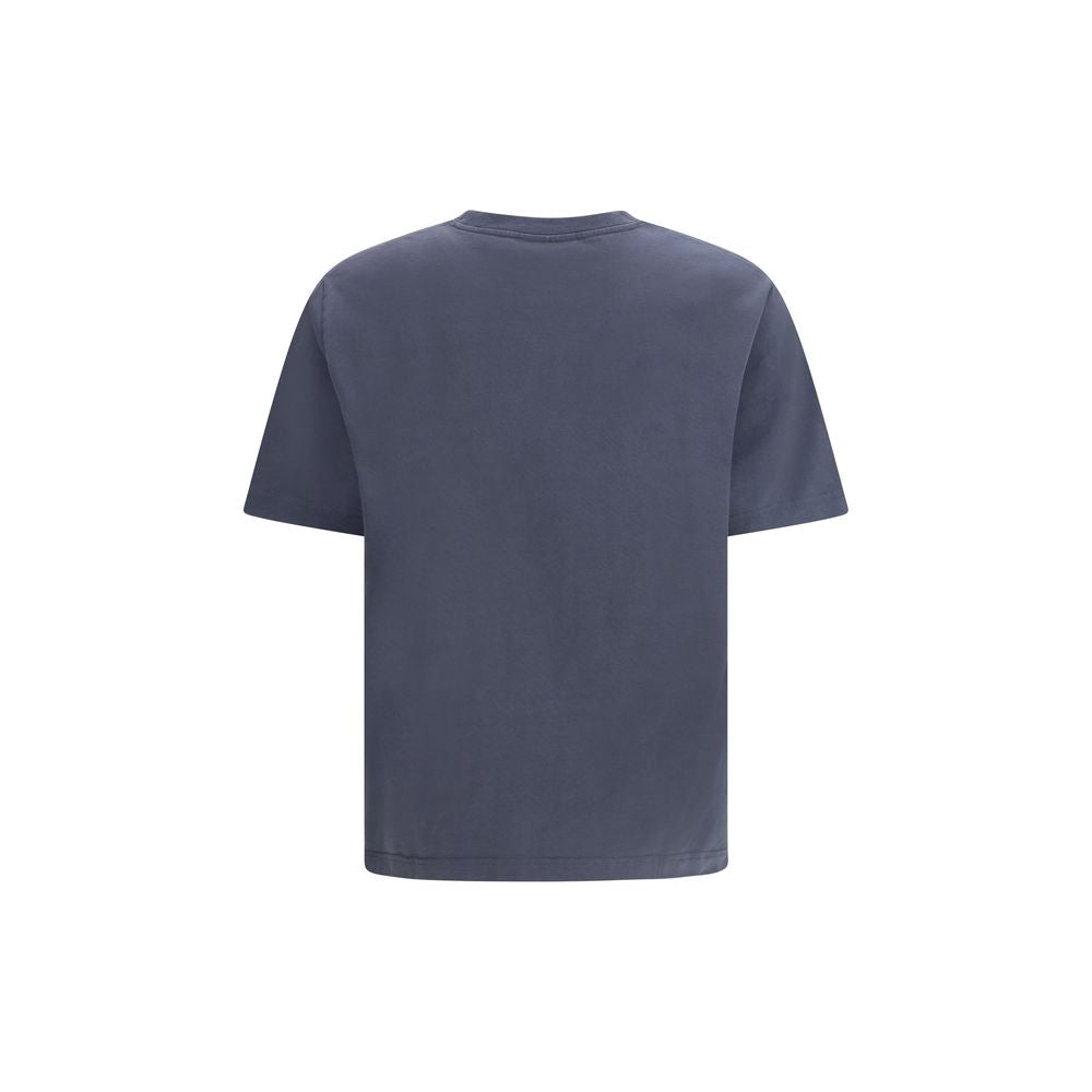 Maison Kitsuné Blue Cotton T-Shirt